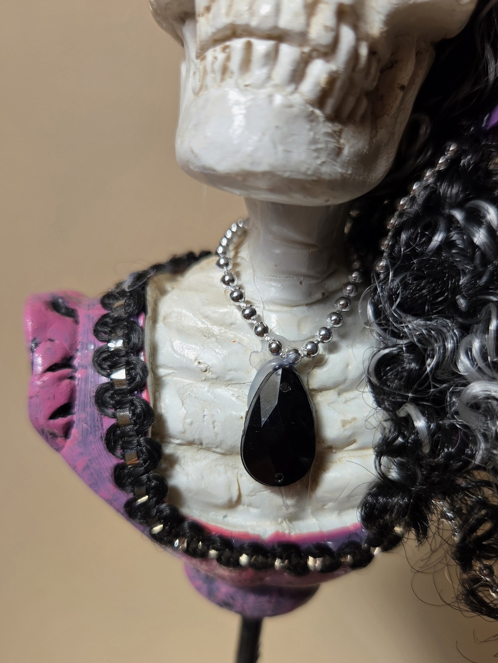 Victorian Gypsy Skeleton Witch Tabletop Decor - Picture 5 of 7